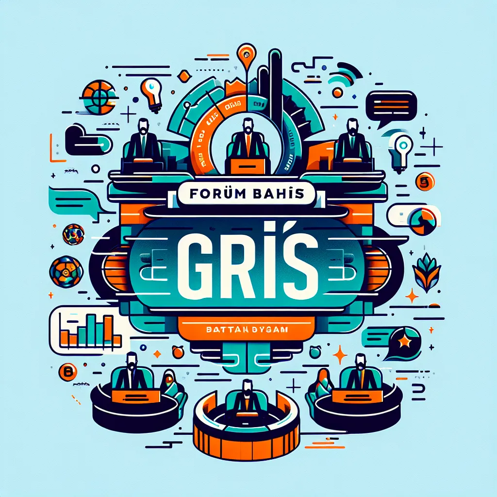 forum bahis giriş kapak görseli - Create a high-quality, modern blog cover image based on the article title: forum bahis giriş. Language: tr.